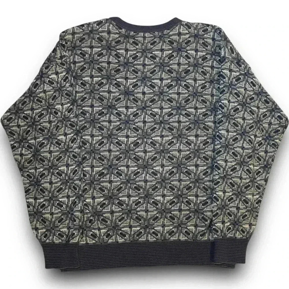 Vintage Tricots St. Raphael Abstract Print XL Geometric Pullover Sweater USA 90s - Picture 3 of 7